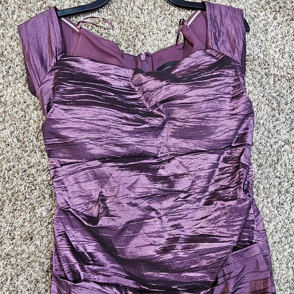 Alex Evenings Formal Floor Length Ruched Dress - 14 - Picture 4 of 13